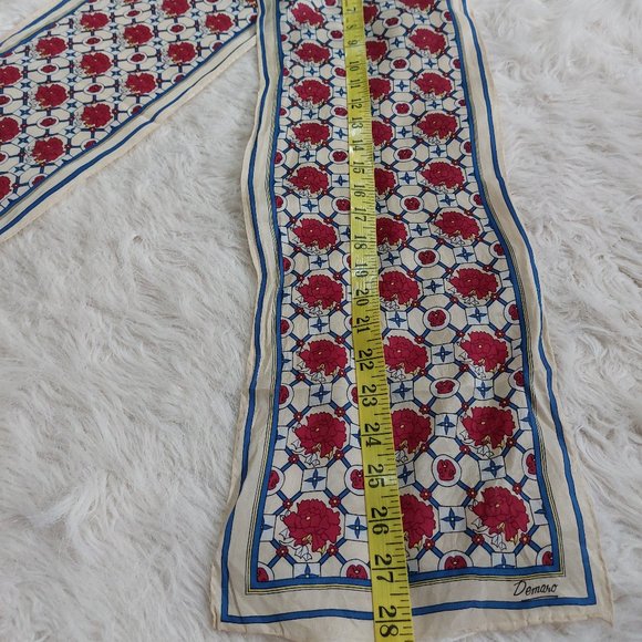 Vintage Demaro Suzani Multi Colour Floral Scarf - Picture 3 of 4